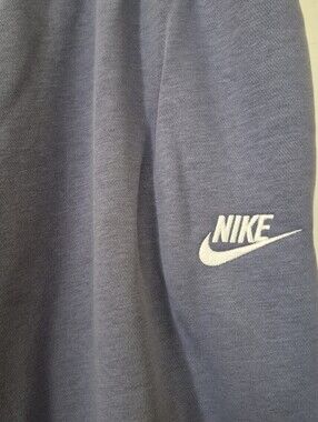 Nike Slate Blue Wide-Leg Terry Pants